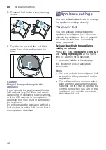 Preview for 32 page of Bosch WTR85TH0 Installation And Operating Instructions Manual