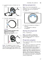 Preview for 27 page of Bosch WTR85V21GB Installation And Operating Instructions Manual