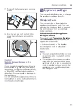 Preview for 31 page of Bosch WTR85V21GB Installation And Operating Instructions Manual