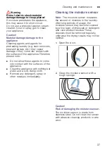 Preview for 37 page of Bosch WTR85V21GB Installation And Operating Instructions Manual