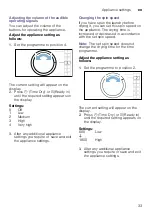 Preview for 33 page of Bosch WTR85VP8SN Installation And Operating Instructions Manual