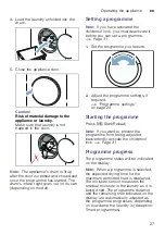 Предварительный просмотр 27 страницы Bosch WTR86T9ESN Installation And Operating Instructions Manual