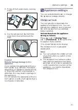 Предварительный просмотр 31 страницы Bosch WTR86T9ESN Installation And Operating Instructions Manual