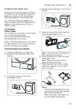 Предварительный просмотр 39 страницы Bosch WTR86T9ESN Installation And Operating Instructions Manual