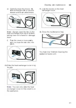 Предварительный просмотр 41 страницы Bosch WTR86T9ESN Installation And Operating Instructions Manual