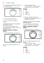 Preview for 34 page of Bosch WTR86T9PSN Installation And Operating Instructions Manual