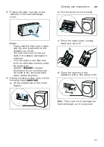 Preview for 41 page of Bosch WTR86T9PSN Installation And Operating Instructions Manual