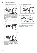 Preview for 42 page of Bosch WTR86T9PSN Installation And Operating Instructions Manual