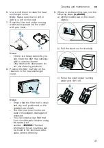 Preview for 37 page of Bosch WTR86TL8SN Installation And Operating Instructions Manual