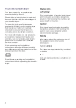Предварительный просмотр 2 страницы Bosch WTR87TW0CS Installation And Operating Instructions Manual