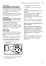 Предварительный просмотр 15 страницы Bosch WTR87TW0CS Installation And Operating Instructions Manual