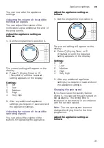 Предварительный просмотр 31 страницы Bosch WTR87TW0CS Installation And Operating Instructions Manual