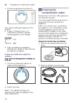 Preview for 32 page of Bosch WTR87TW0CS Installation And Operating Instructions Manual