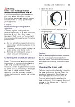 Preview for 35 page of Bosch WTR87TW0CS Installation And Operating Instructions Manual