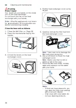 Preview for 36 page of Bosch WTR87TW0CS Installation And Operating Instructions Manual