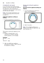 Preview for 34 page of Bosch WTR87TW2CS Installation And Operating Instructions Manual