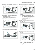 Preview for 43 page of Bosch WTU8769SSN Installation And Operating Instructions Manual