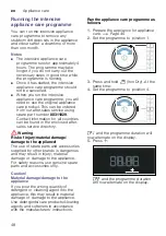 Preview for 48 page of Bosch WTU8769SSN Installation And Operating Instructions Manual