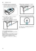 Preview for 50 page of Bosch WTU8769SSN Installation And Operating Instructions Manual