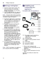 Preview for 12 page of Bosch WTU876H80W Installation And Operating Manual