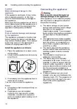 Preview for 14 page of Bosch WTU876H80W Installation And Operating Manual