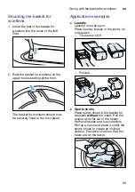 Preview for 43 page of Bosch WTU876H80W Installation And Operating Manual