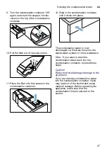 Preview for 47 page of Bosch WTU876H80W Installation And Operating Manual