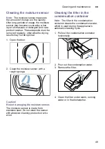 Preview for 49 page of Bosch WTU876H80W Installation And Operating Manual