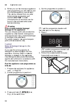 Preview for 56 page of Bosch WTU876H80W Installation And Operating Manual