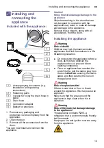 Предварительный просмотр 13 страницы Bosch WTU87RHOOW Installation And Operating Instrucitons