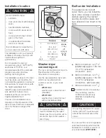 Preview for 7 page of Bosch WTV76100CN Operating, Care And Installation Instructions Manual