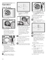 Preview for 18 page of Bosch WTV76100CN Operating, Care And Installation Instructions Manual