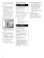 Preview for 14 page of Bosch WTVC533CUS Operating Manual