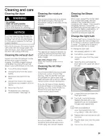 Preview for 29 page of Bosch WTVC533CUS Operating Manual