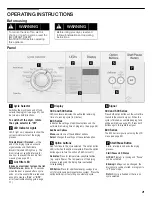 Preview for 21 page of Bosch WTVC553AUC Operating And Installation Instructions