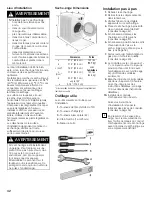 Preview for 42 page of Bosch WTVC553AUC Operating And Installation Instructions