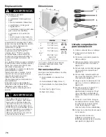 Preview for 76 page of Bosch WTVC553AUC Operating And Installation Instructions