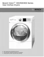 Bosch WTVC853PUC Operating And Installation Instructions preview