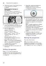 Preview for 28 page of Bosch WTW845W0ES Installation And Operating Instructions Manual