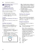 Preview for 26 page of Bosch WTW85231GB Installation And Operating Instructions Manual