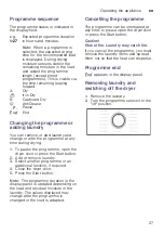 Preview for 27 page of Bosch WTW85430IL Installation And Operating Instructions Manual