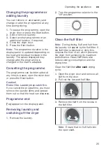 Preview for 25 page of Bosch WTW85460AU Installation And Operating Instructions Manual