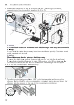 Preview for 14 page of Bosch WTW85491GB Installation And Operating Instructions Manual