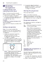 Preview for 24 page of Bosch WTW85491GB Installation And Operating Instructions Manual