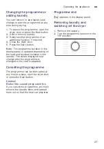 Preview for 27 page of Bosch WTW854H2 Installation And Operating Instructions Manual