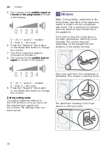 Preview for 30 page of Bosch WTW854M9SN Installation And Operating Instructions Manual