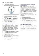 Preview for 16 page of Bosch WTW85530BY Installation And Operating Instructions Manual