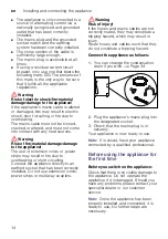 Preview for 14 page of Bosch WTW85530EE Installation And Operating Instructions Manual