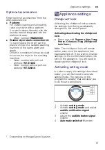 Preview for 15 page of Bosch WTW85530EE Installation And Operating Instructions Manual