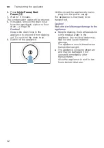 Preview for 42 page of Bosch WTW85530EE Installation And Operating Instructions Manual